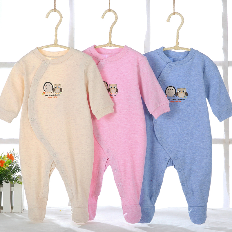 新生婴儿连体衣春秋冬彩棉包脚睡衣外出服宝宝长袖哈衣纯棉爬爬服,淘宝优惠券,粉丝福利购,淘宝优惠卷
