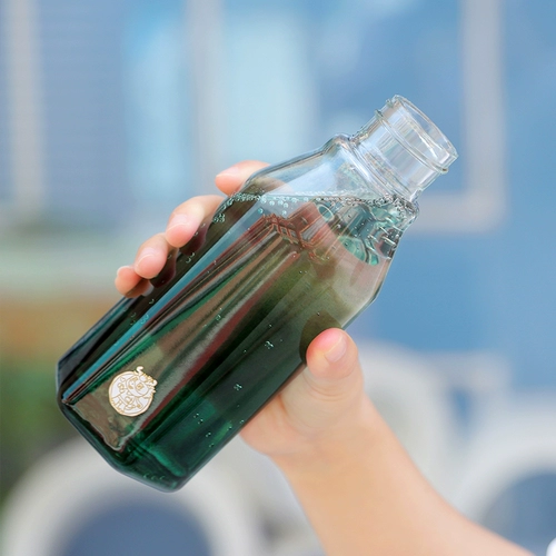 Стеклянный портативный переносной высококачественный вместительный и большой чай с молоком, градиент