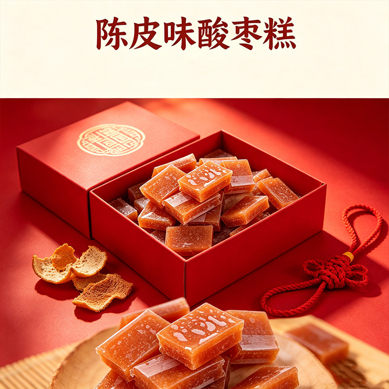 宜人家南酸枣糕100g散装脐橙陈皮味酸甜枣片孕妇儿童零食江西特产