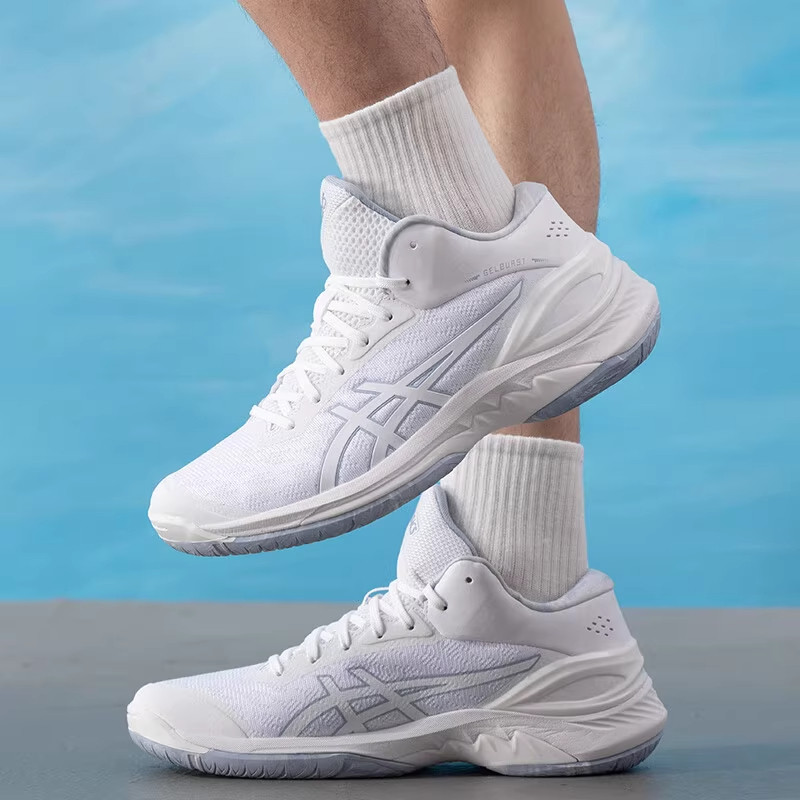 Asics亚瑟士篮球鞋男款GELBURST 28网面透气训练球鞋白色运动鞋,淘宝优惠券,粉丝福利购,淘宝优惠卷