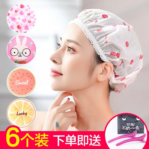 Водонепроницаемая шапочка для душа, детский милый шлем, шапочка для волос, шапка