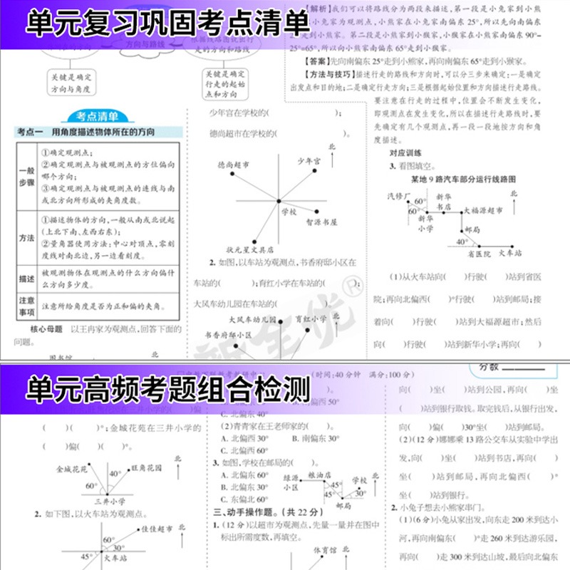 新全优小学15天满分备考少年素质教育报一二三四五六年级下册上册语文数学英语人教版下冀教北师大版苏教版期末总复习试卷真题卷子 - 图1