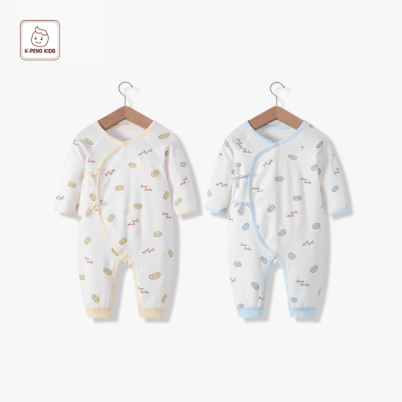 童裝嬰兒連體衣寶寶爬服嬰幼兒連身衣新生兒衣服春秋季哈衣_天貓超市_童裝_嬰兒裝_親子裝
