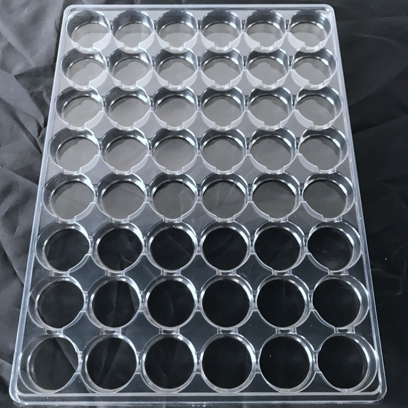 48格圆形吸塑盒透明塑料托盘光学镜片吸塑盘IC非防静电吸塑周转盘,淘宝优惠券,粉丝福利购,淘宝优惠卷