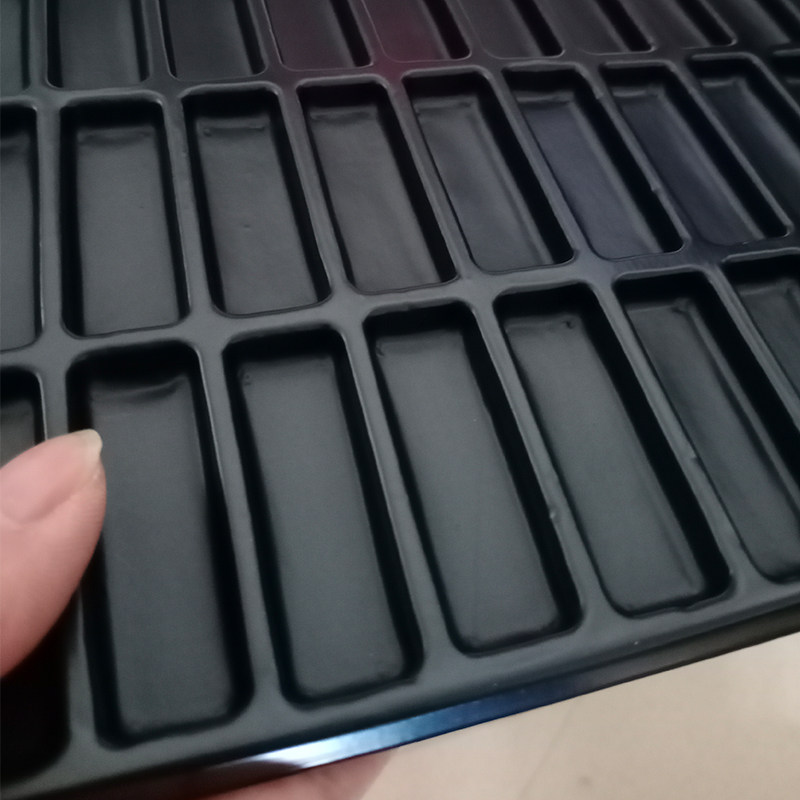 50格防静电托盘现货黑色吸塑托盘五金吸塑盒长方形吸塑盒电子产品,淘宝优惠券,粉丝福利购,淘宝优惠卷