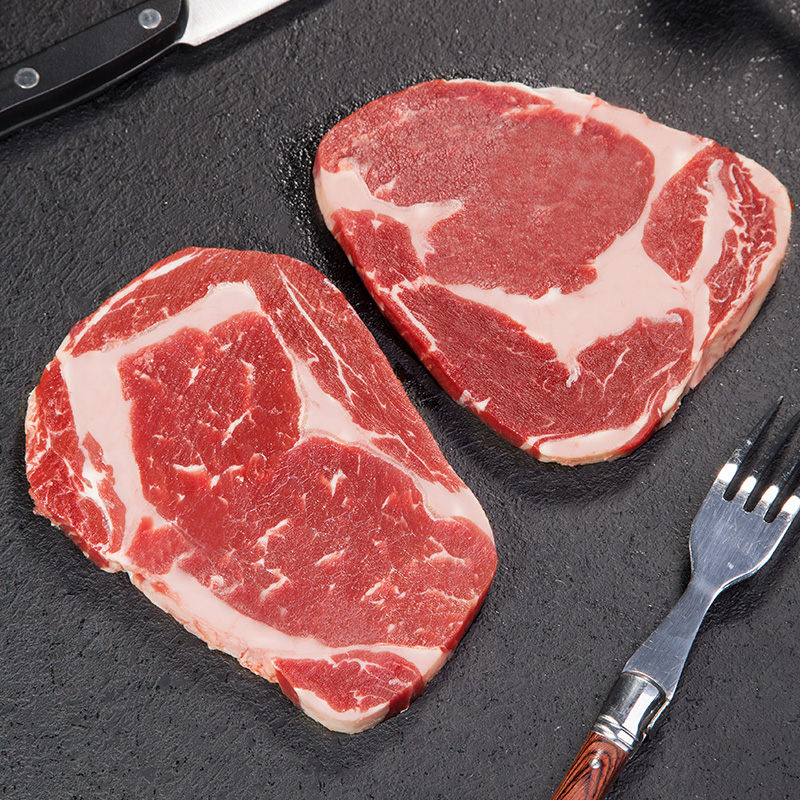 西捷旗舰店西捷整条原切眼肉牛排套餐澳洲进口新鲜牛肉家庭黑椒肉眼牛扒生鲜0