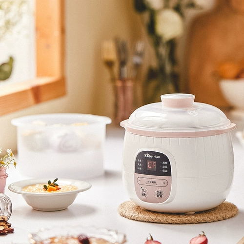 Медведь электрическое тушеное горшок с тушеным тушеном тушеном тушеном тушеном тушеном тушеном тушеной горшок птичье гнездо птичье гнездо гнездо суп каша очиститель капа Детский Дополнительный горшок с едой