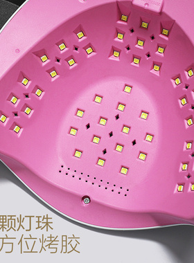 美甲光疗机速干烤灯工具烤指甲led照灯烘干机快干美甲店专用120瓦