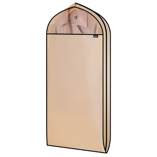 透气皮草羽绒服收纳衣服防尘罩无纺布西装套貂皮大衣罩子挂衣袋 - 图0