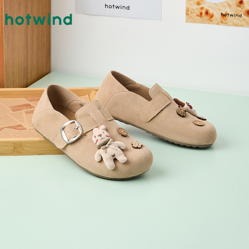 热风平底勃肯鞋女2026年春季新款复古百搭软木鞋杏色百搭通勤女鞋,淘宝优惠券,粉丝福利购,淘宝优惠卷