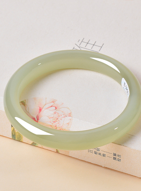 凤飞凰和田玉高冰晴水手镯女款