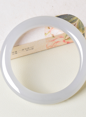 凤飞凰和田玉烟紫手镯女款礼物