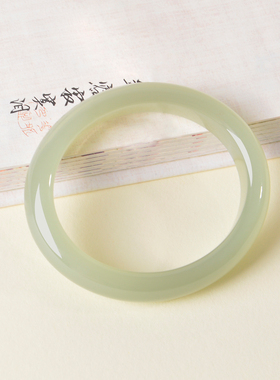 凤飞凰和田玉晴水高冰贵妃手镯