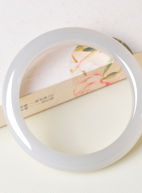 凤飞凰和田玉烟紫手镯女款礼物