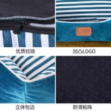 Зима в гнезде собаки держит теплую гнездо собаку, маленькая собака, плюша