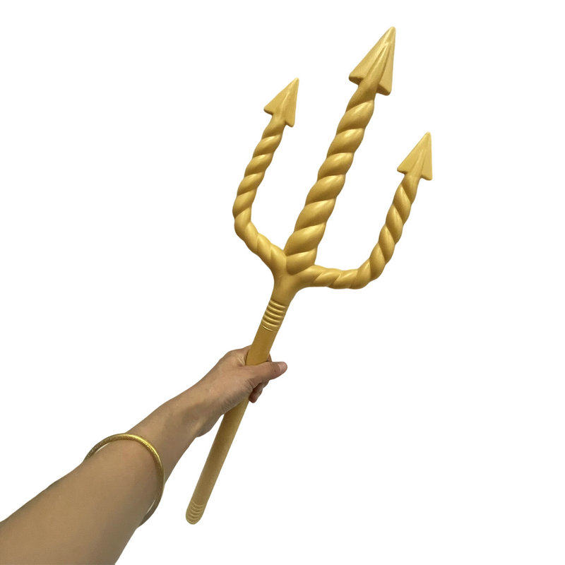 万圣节恶魔兵器道具大牛叉玩具大叉子游戏三叉戟武器塑料死神叉子