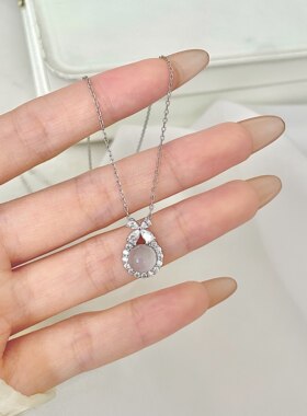 在逃公主纯银项链女款2026年新款轻奢小众银饰品生日礼物送女朋友