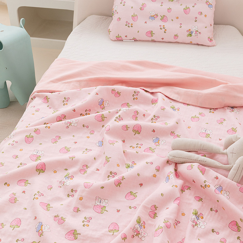 儿童婴儿小毯子午睡毯沙发毯专用小被子午休学生宿舍单人纱布盖毯