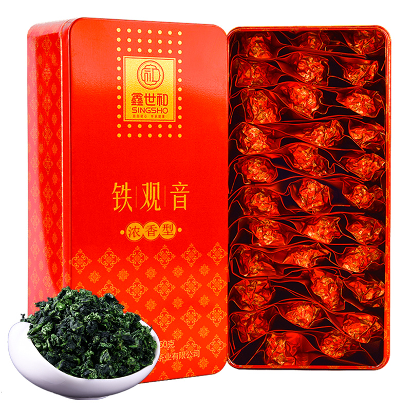 鑫世和旗舰店安溪铁观音新春茶正品浓香型兰花香特一级乌龙茶叶250g礼盒装3