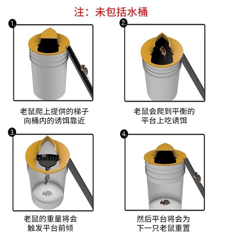 捕鼠神器全自动家用超强连续高效抓捉灭老鼠笼子克星陷阱室内灭鼠 - 图2