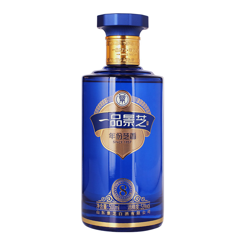 一品景芝年份芝香8芝麻香型53度高度白酒 500ml*2瓶送礼推荐-图3