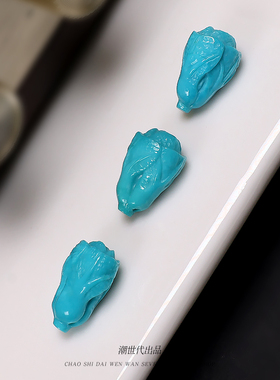 潮世代绿松石白菜金龙山