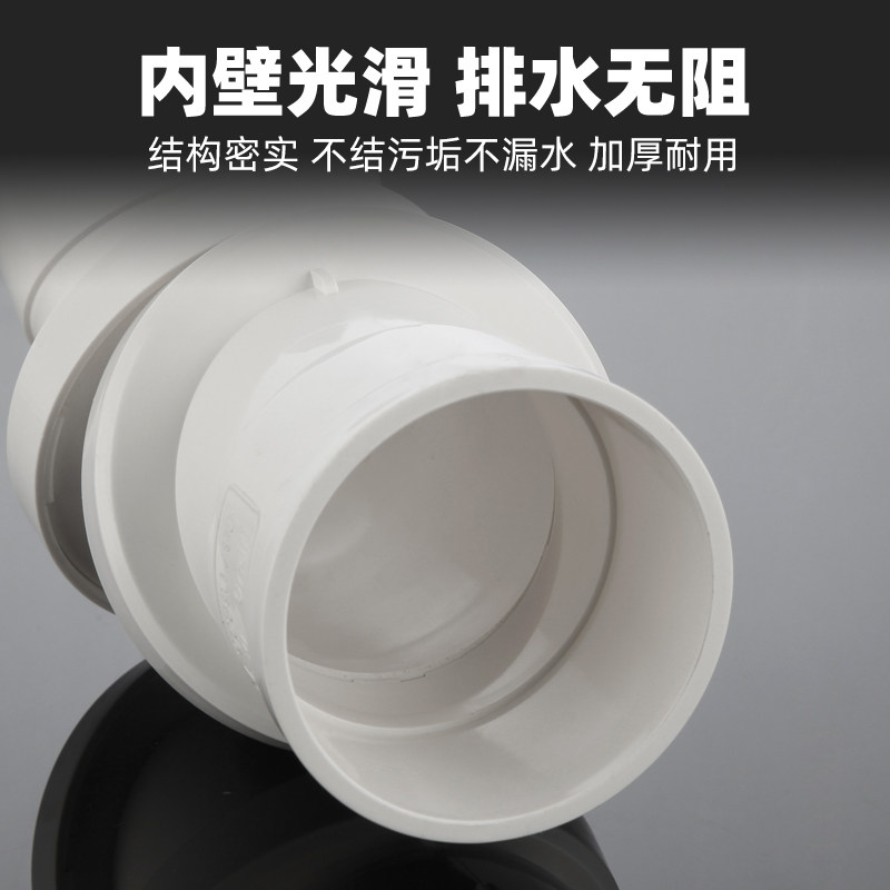 PVC万向旋转弯头弯通可调节直接90度排水管配件下水接头50/75/110,淘宝优惠券,粉丝福利购,淘宝优惠卷