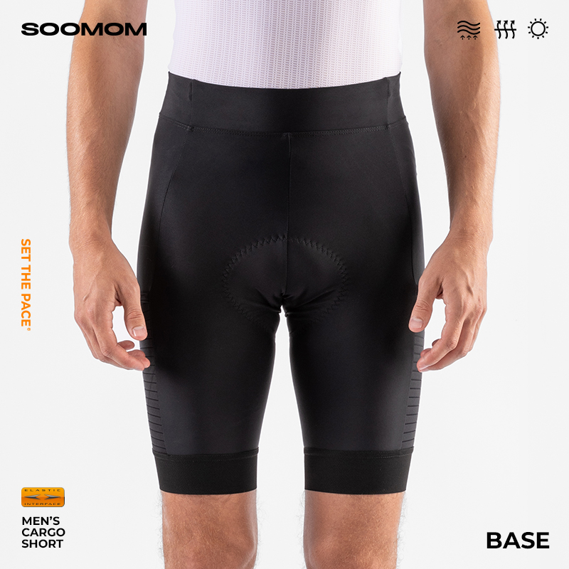 SOOMOM| BASE男士公路车储物骑行短裤 S2-图0