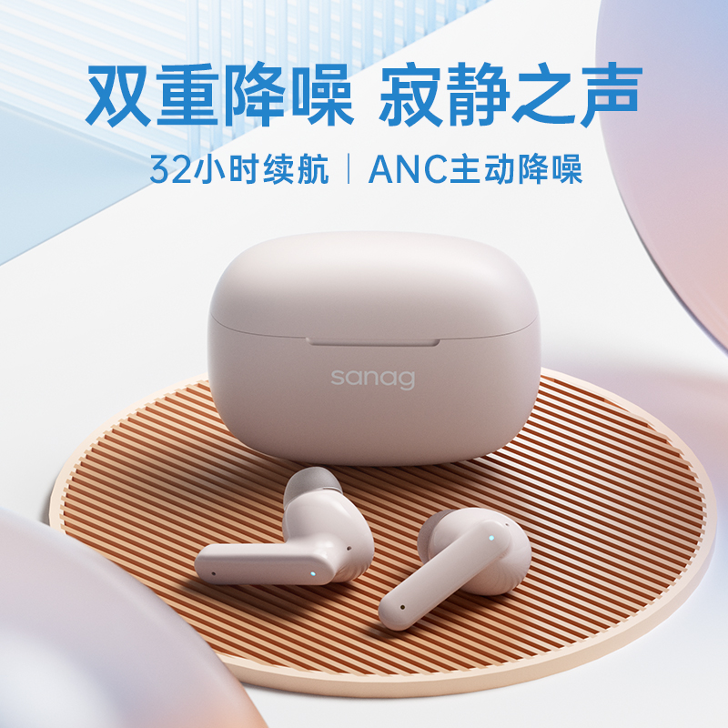 适用SONY索尼sanag塞那t80ANC主动降噪无线蓝牙耳机适用华为苹果-图3