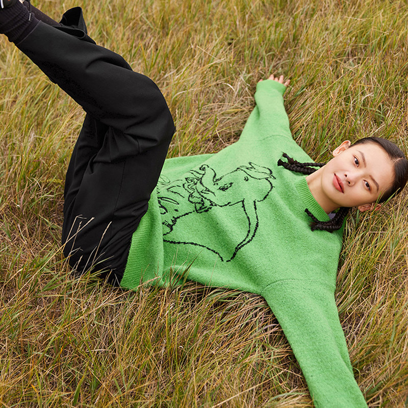 【明星同款】小飞象联名太平鸟毛衣 太平鸟广仁毛针织衫