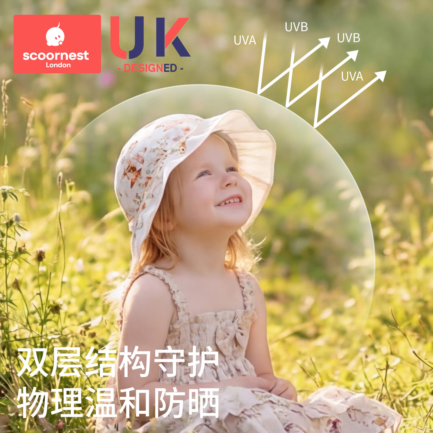 科巢婴儿遮阳帽渔夫春夏薄款可调节太阳帽男女宝宝帽子儿童防晒帽