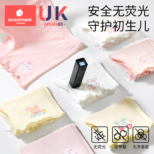科巢儿女童防走光安全裤莫代尔内裤宝宝二合一四角打底保险短裤夏 - 图2