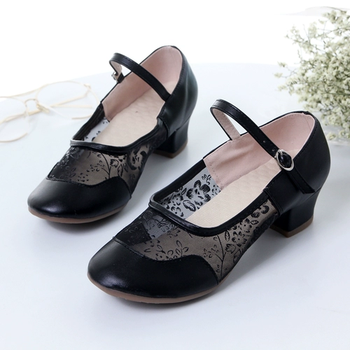 Летняя танцующая обувь, мягкая подошва, для среднего возраста