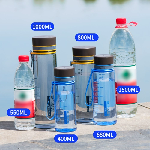 Вместительная и большая портативная пластиковая чайная чашка, летний чайник, простой и элегантный дизайн, защита при падении