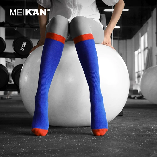 Дорожные спортивные высокие носки для спортзала, быстросохнущие дышащие амортизирующие высокие сапоги, для бега