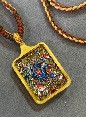 西藏随身小唐卡护身符