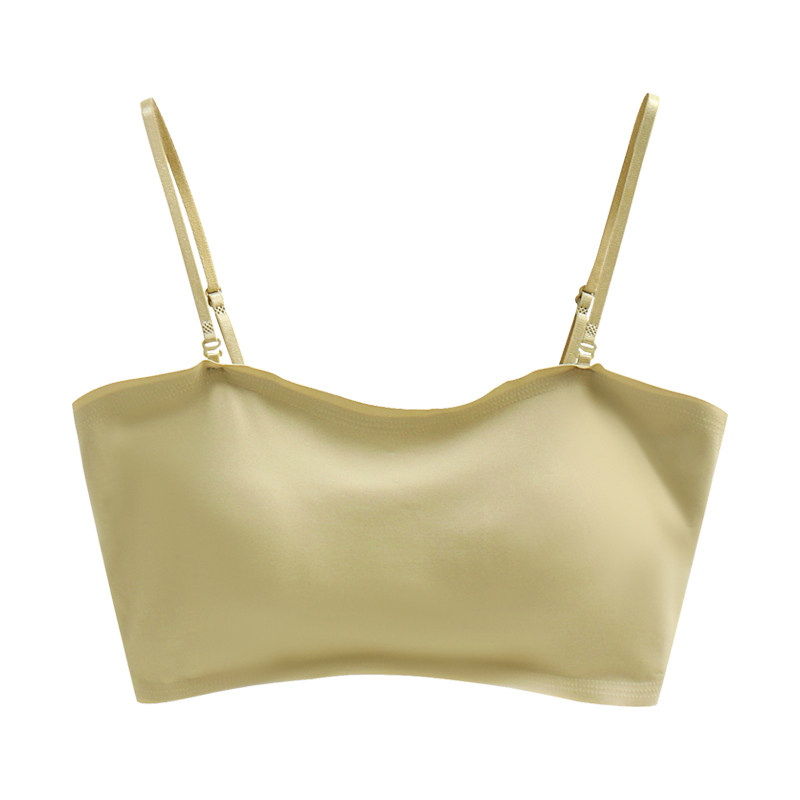 无痕一体小背心抹胸式固定杯文胸罩 2my文胸