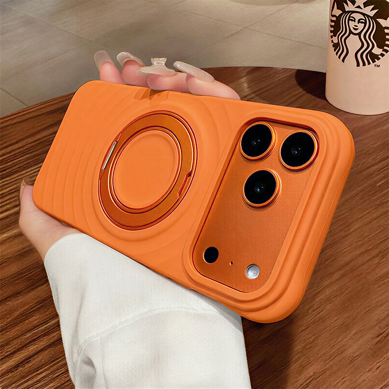 纯色波漾支点壳第一卫适用苹果17ProMax新款手机壳iPhone17Pro防摔16promax磁吸带支架ip16保护超火情侣外壳m,淘宝优惠券,粉丝福利购,淘宝优惠卷