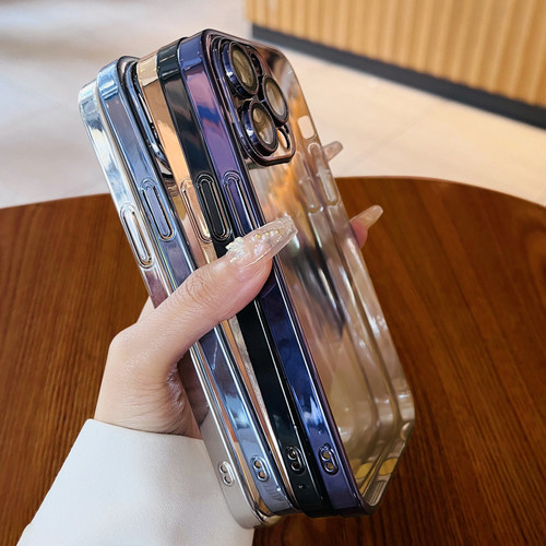 第一卫适用苹果17promax手机壳新款iPhone16超薄透明15防摔14全包镜头13气囊plus磁吸保护套12简约高级感女男 - 图3