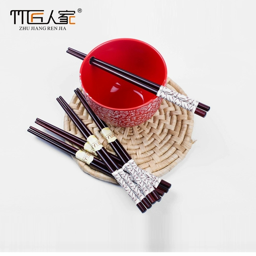 Палочки для еды из сандалового дерева из натурального дерева