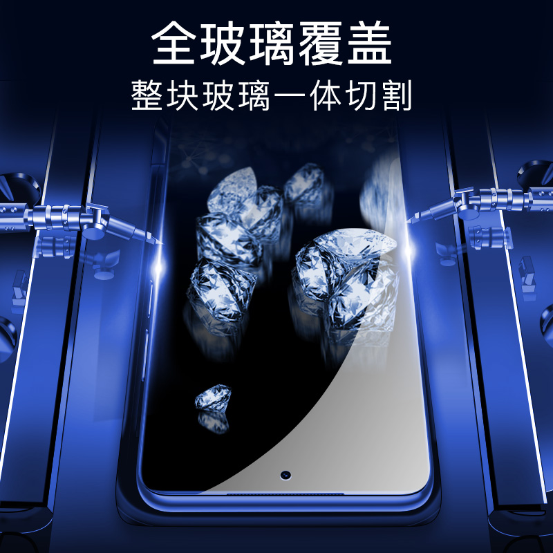 适用红米note9pro钢化膜红米note95g防窥膜redminote94g全屏覆盖promax防偷看抗蓝光防指纹全包手机保护贴膜 - 图1