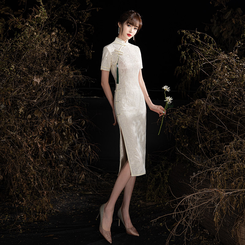改良版旗袍少女2020年新款连衣裙 杉奈尔旗袍
