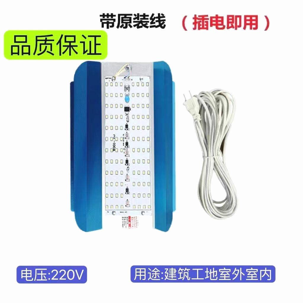 led碘钨灯工作灯1000w工地照明超亮防水投光灯50W100W户外照明灯 - 图3