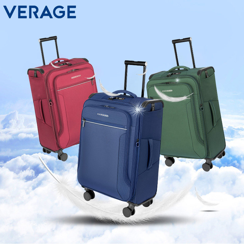 verage牛津布24寸男万向轮拉杆箱 verage维丽杰旅行箱