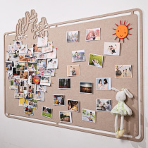 PHOTO WALL FELT PLATE WALL STICKER FREE OF PUNCH ROOM DECORATION LEAVE MESSAGE BOARD CREATIVE BACKGROUND COMBINATION PHOTO FRAME DISPLAY BOARD