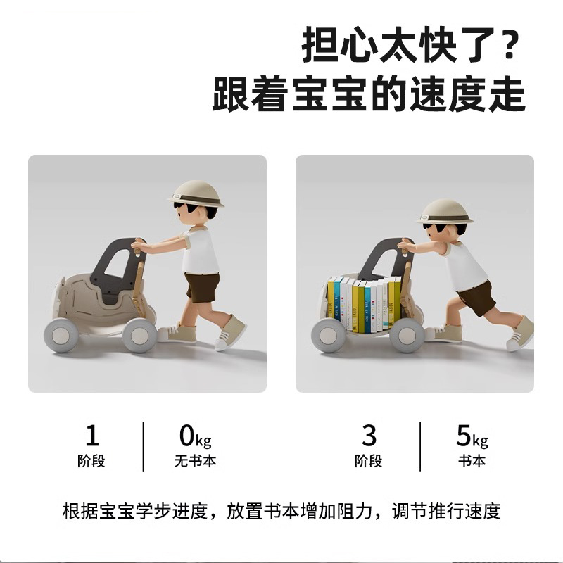  帕龙母婴手推学步玩具