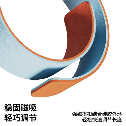 夏天新款荔枝纹硅胶磁吸适用小米手环9pro表带xiaomi8pro爆款redmi红米watch6/5秋东红米手表4/5运动高级腕带 - 图2