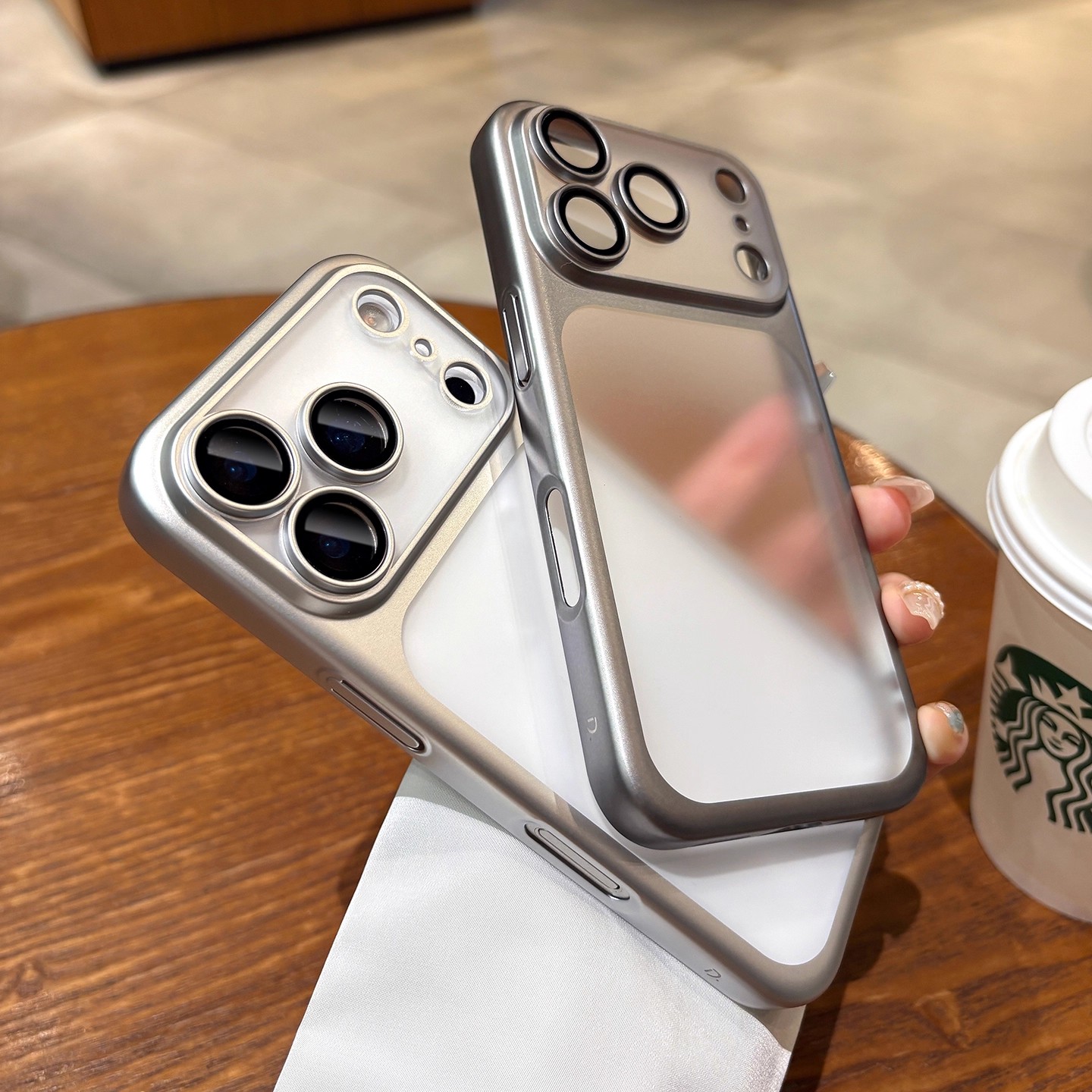 适用iphone17promax手机壳2025新款苹果17pro保护套16pro系列超薄磨砂简约高级感15pm自带镜头膜全包防摔硬壳 - 图1