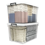 Прозрачный пластиковый вместительный и большой ящик для хранения, большая игрушка, коробка, увеличенная толщина