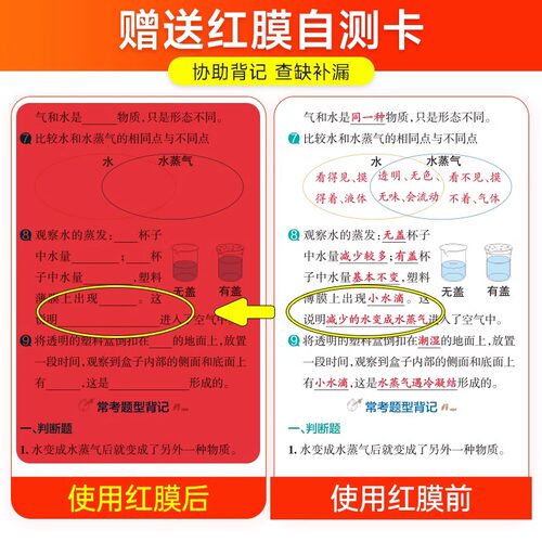 2026秋pass绿卡小学学霸速记三年级上册下册科学教科版JK 小学生3年级课本教材同步课堂笔记知识点讲解全解解析专项训练练习册pass - 图2